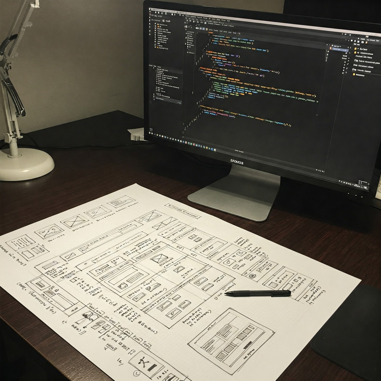 imagem de um novo sistema